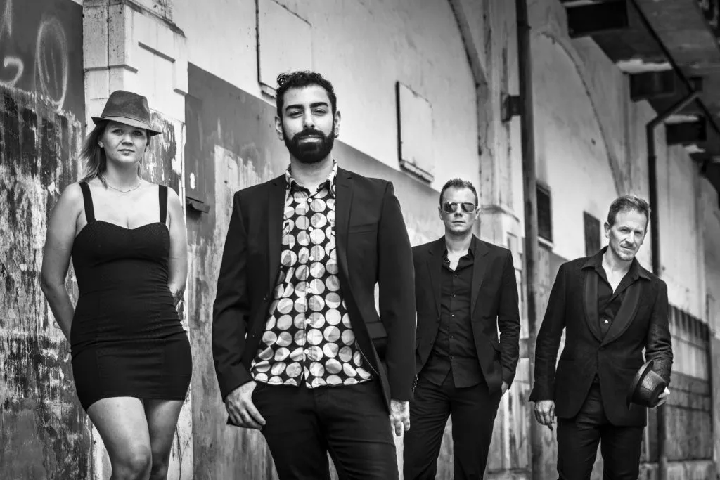 Blame It On The Drummer, four-piece band